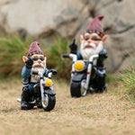 Nain de Jardin Biker en situation